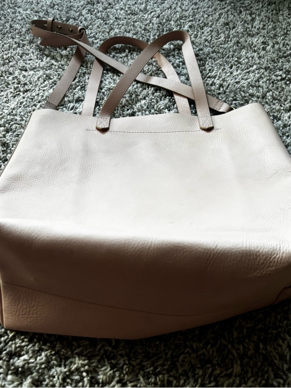 Classic Women Tote Bag in Light crossbody medium new Madewell natural leather